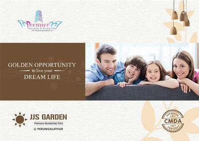 Image of 1200 Sq.ft Residential Plot / Land for sale in Premier JJS Garden Phase II, Perungalathur, Chennai for Rs. 7500000