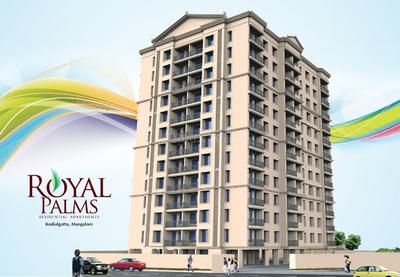 Image of 1220 Sq.ft 2 BHK Apartment / Flat for sale in Land Royal Palm, Kodailbail, Mangalore for Rs. 8500000
