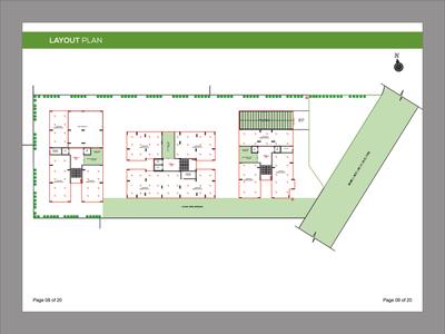 Image of 2475 Sq.ft 3 BHK Apartment / Flat for sale in Abhishek Apple Green 2, Koba, Gandhinagar for Rs. 10725000