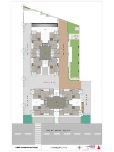 Image of 1872 Sq.ft 3 BHK Apartment / Flat for sale in Shri Brahmani Vishakha Olivia, Chandkheda, Ahmedabad for Rs. 8500000