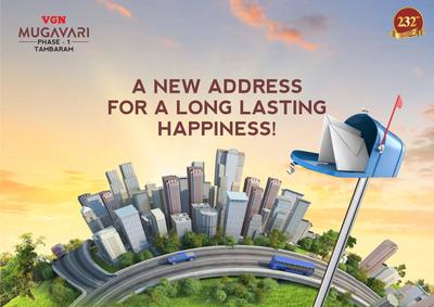 Image of 1100 Sq.ft Residential Plot / Land for sale in VGN Mugavari I, West Tambaram, Chennai for Rs. 9570000