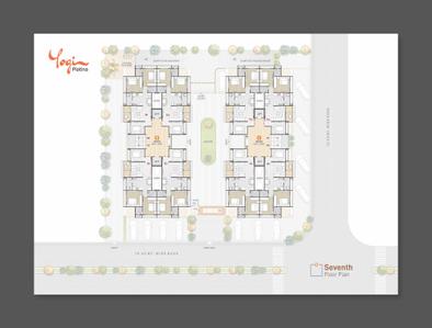 Image of 1629 Sq.ft 3 BHK Apartment / Flat for sale in Yogi Platina, Sargasan, Gandhinagar for Rs. 8000000