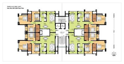 Image of 964 Sq.ft 3 BHK Apartment / Flat for sale in Pyramid City 2, Jamtha, Nagpur for Rs. 5500000