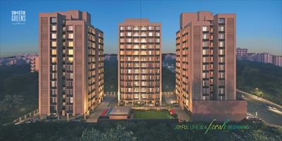 Image of 1440 Sq.ft 3 BHK Apartment / Flat for sale in Swastik Greens, Bopal, Ahmedabad for Rs. 8700000