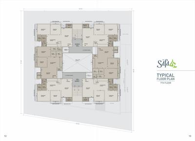 Image of 695 Sq.ft 2 BHK Apartment / Flat for sale in Sky Safa 42, Vavol, Gandhinagar for Rs. 6500000