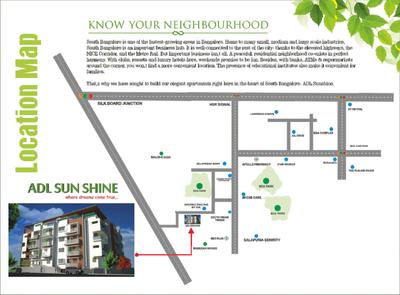 Image of 1116 Sq.ft 2 BHK Apartment / Flat for sale in Live ADL Sunshine by Live Spacess, HSR Layout, Bengaluru for Rs. 11500000