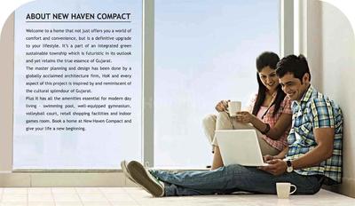 Image of 525 Sq.ft 1 BHK Apartment / Flat for sale in Tata New Haven Compact, Vadsar, Gandhinagar for Rs. 2500000