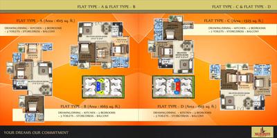 Image of 650 Sq.ft 2 BHK Apartment / Flat for sale in Sukriti Sai Yash Residency, Anora Kala, Lucknow for Rs. 3000000