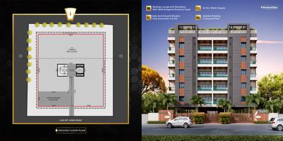 Image of 1550 Sq.ft 3 BHK Apartment / Flat for sale in Brahma The Wingz III, Gotri, Vadodara for Rs. 8300000