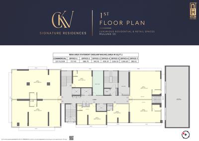 Image of 1700 Sq.ft 3 BHK Apartment / Flat for sale in CKV Signature Residences, Mulund East, Mumbai for Rs. 29000000