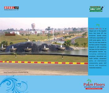 Image of 1746 Sq.ft 3.5 BHK Builder Floor for sale in Ansal API Palm Floors, Sushant Golf City, Lucknow for Rs. 11500000