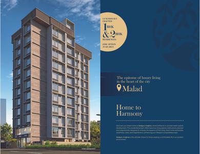 Image of 550 Sq.ft 1 BHK Apartment / Flat for sale in Sadguru Avighna, Malad West, Mumbai for Rs. 10800000