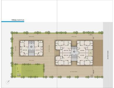 Image of 1200 Sq.ft 3 BHK Apartment / Flat for sale in Shlok Mirabel, Gota, Ahmedabad for Rs. 8500000