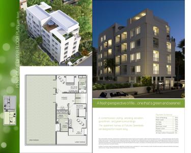 Image of 1000 Sq.ft 2 BHK Apartment / Flat for sale in Fortune Greenfields, Bhayli, Vadodara for Rs. 3300000