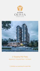 Image of 1125 Sq.ft 3 BHK Apartment / Flat for sale in Cubicon Altosa Olivia, Mavdi, Rajkot for Rs. 9751000