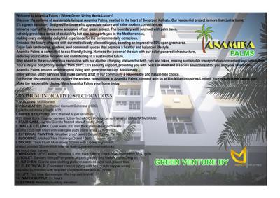 Image of 1180 Sq.ft 3 BHK Apartment / Flat for sale in Anamika Palms, Kamalgazi, Kolkata for Rs. 4800000