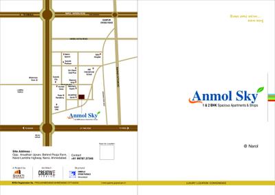 Image of 546 Sq.ft 2 BHK Apartment / Flat for sale in Shakti Anmol Sky, Narolgam, Ahmedabad for Rs. 3000000