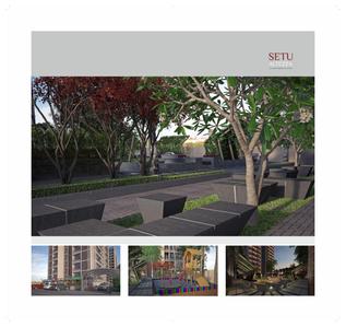 Image of 1000 Sq.ft 2 BHK Apartment / Flat for sale in Sarjan Setu Altezza, Tragad, Ahmedabad for Rs. 6500000