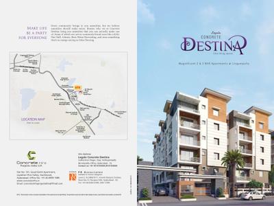Image of 1865 Sq.ft 3 BHK Apartment / Flat for sale in Concrete Destina, Serilingampally, Hyderabad for Rs. 16800000