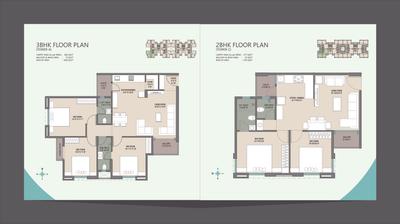 Image of 676 Sq.ft 2 BHK Apartment / Flat for sale in Fortune Skyline Phase 2, Kalali, Vadodara for Rs. 2600000
