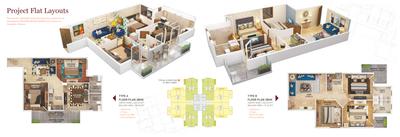 Image of 675 Sq.ft 3 BHK Apartment / Flat for sale in Pyramid Altia, Sector 70, Gurgaon for Rs. 8800000