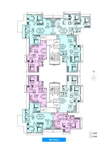 Image of 735 Sq.ft 2 BHK Apartment / Flat for sale in Galaxy Pinnacle, Vile Parle East, Mumbai for Rs. 22500000