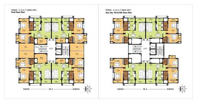 Image of 964 Sq.ft 3 BHK Apartment / Flat for sale in Pyramid City 2, Jamtha, Nagpur for Rs. 5500000