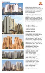 Image of 1050 Sq.ft 2 BHK Apartment / Flat for sale in The Antriksh Golf City, Sector 150, Noida for Rs. 11000000