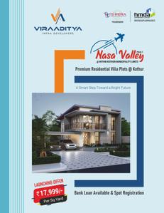 Image of 275 Sq.ft Residential Plot / Land for sale in Nasa Valley, Kothur, Hyderabad for Rs. 4600000