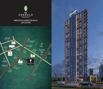 Image of 450 Sq.ft 1 BHK Apartment / Flat for sale in HS Emerald, Mulund East, Mumbai for Rs. 8900000