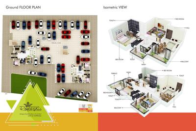 Image of 950 Sq.ft 2 BHK Apartment / Flat for sale in Ismail Royal Pride, Shambhu Nagar, Nagpur for Rs. 4400000