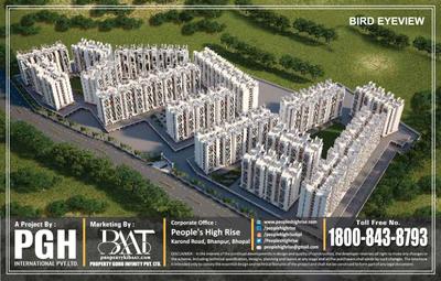 Image of 1450 Sq.ft 4 BHK Apartment / Flat for sale in PGH Peoples High Rise, Ayodhya Bypass, Bhopal for Rs. 5100000