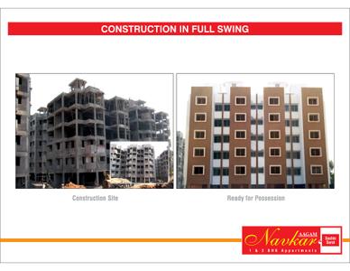 Image of 732 Sq.ft 2 BHK Apartment / Flat for sale in Aagam Navkar, Sachin, Surat for Rs. 1200000