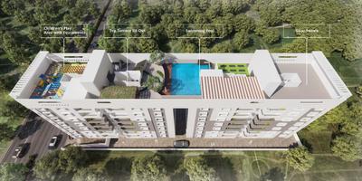 Image of 1088 Sq.ft 2 BHK Apartment / Flat for sale in Saikrushna Midori Tower, Mamurdi, Pune for Rs. 10800000