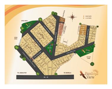 Image of 1000 Sq.ft Residential Plot / Land for sale in Salariya Swarn Nagari, Barela, Jabalpur for Rs. 1700000