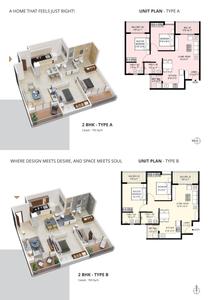 Image of 1026 Sq.ft 2 BHK Apartment / Flat for sale in Landmark Bhukum 45, Bhukum, Pune for Rs. 6500000