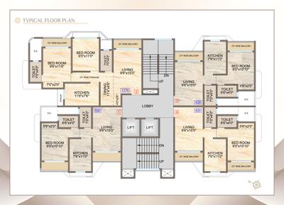 Image of 1050 Sq.ft 2 BHK Apartment / Flat for sale in Hiya Avenue, Mira Road East, Mira Bhayandar for Rs. 11000000