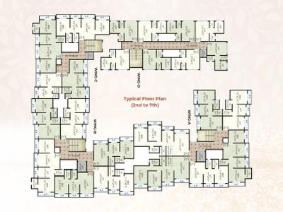Image of 900 Sq.ft 2 BHK Apartment / Flat for sale in Mangal Murti Complex, Virar West, Virar for Rs. 5100000