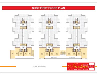 Image of 732 Sq.ft 2 BHK Apartment / Flat for sale in Aagam Navkar, Sachin, Surat for Rs. 1200000