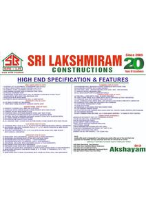 Sri LR Akshayam Brochure 1
