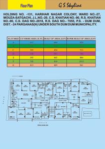 Image of 726 Sq.ft 2 BHK Apartment / Flat for sale in GS Skyline, Nagerbazar, Kolkata for Rs. 3627000