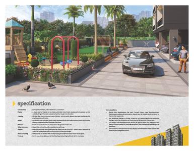Image of 1170 Sq.ft 2 BHK Apartment / Flat for sale in Tirth 2, Narolgam, Ahmedabad for Rs. 3800000