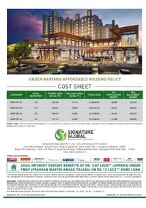 Image of 900 Sq.ft 2 BHK Apartment / Flat for sale in Signature Global Orchard Avenue , Sector 93, Gurgaon for Rs. 6000000