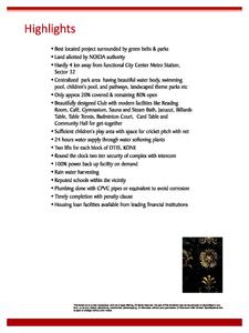 Gaursons Grandeur Brochure 2