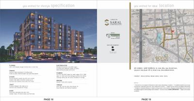 Image of 1440 Sq.ft 3 BHK Apartment / Flat for sale in Saral Residency, Gota, Ahmedabad for Rs. 8800000