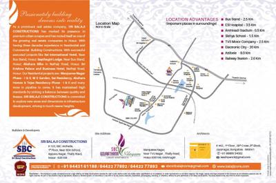 Image of 1300 Sq.ft Residential Plot / Land for sale in SBC Govardhana Nilayam, Muneeswara Nagar, Hosur for Rs. 5200000