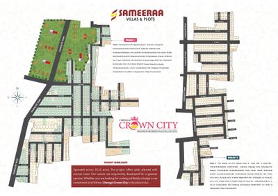 Image of 20000 Sq.ft Residential Plot / Land for sale in Sameera Chengai Crown City Phase I, Chengalpattu, Chennai for Rs. 5900000