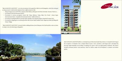 Image of 1630 Sq.ft 3 BHK Apartment / Flat for sale in Koncept Lake View, Jakkur, Bengaluru for Rs. 17500000