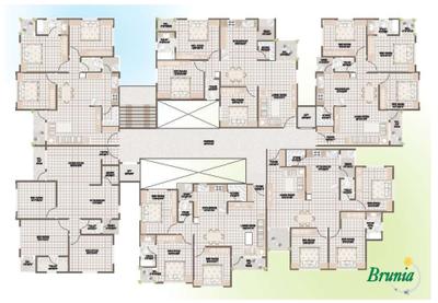Image of 1150 Sq.ft 2 BHK Apartment / Flat for sale in Heaven Green Heaven, Bhayli, Vadodara for Rs. 2800000