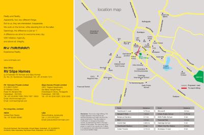 Image of 1652 Sq.ft 3 BHK Apartment / Flat for sale in RV Silpa Hilltop, Gachibowli, Hyderabad for Rs. 17900000